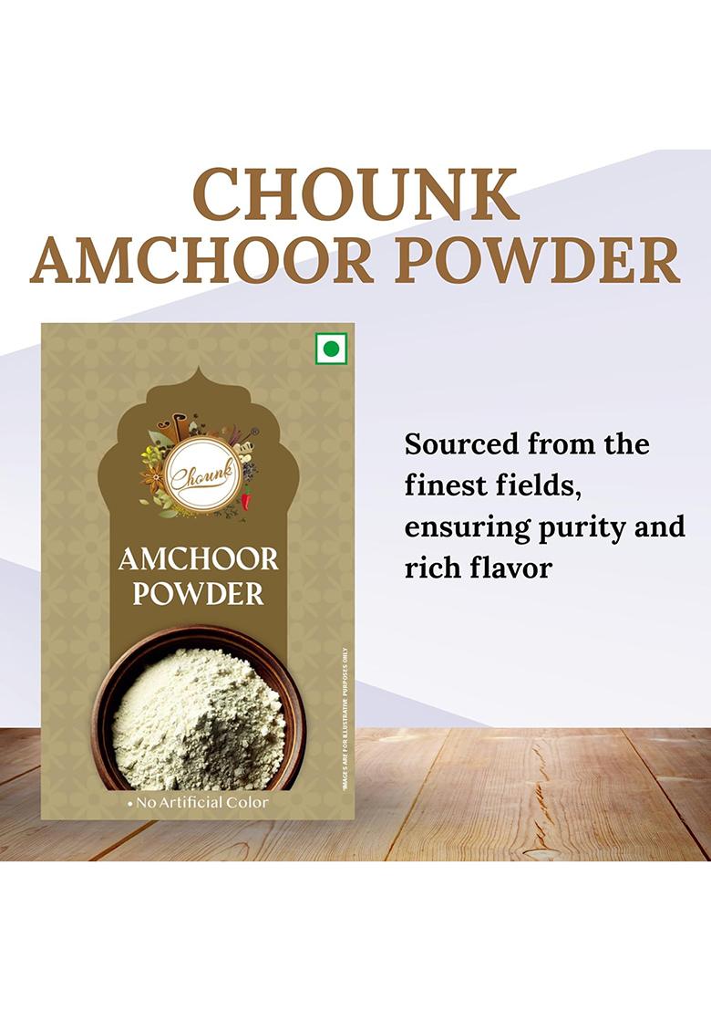 Chounk Natural Amchoor Powder Masala | Dry Mango Powders With No Added Flavors & Preservatives Aam Amchur 700Gm (100 Gram X Pack Of 7)