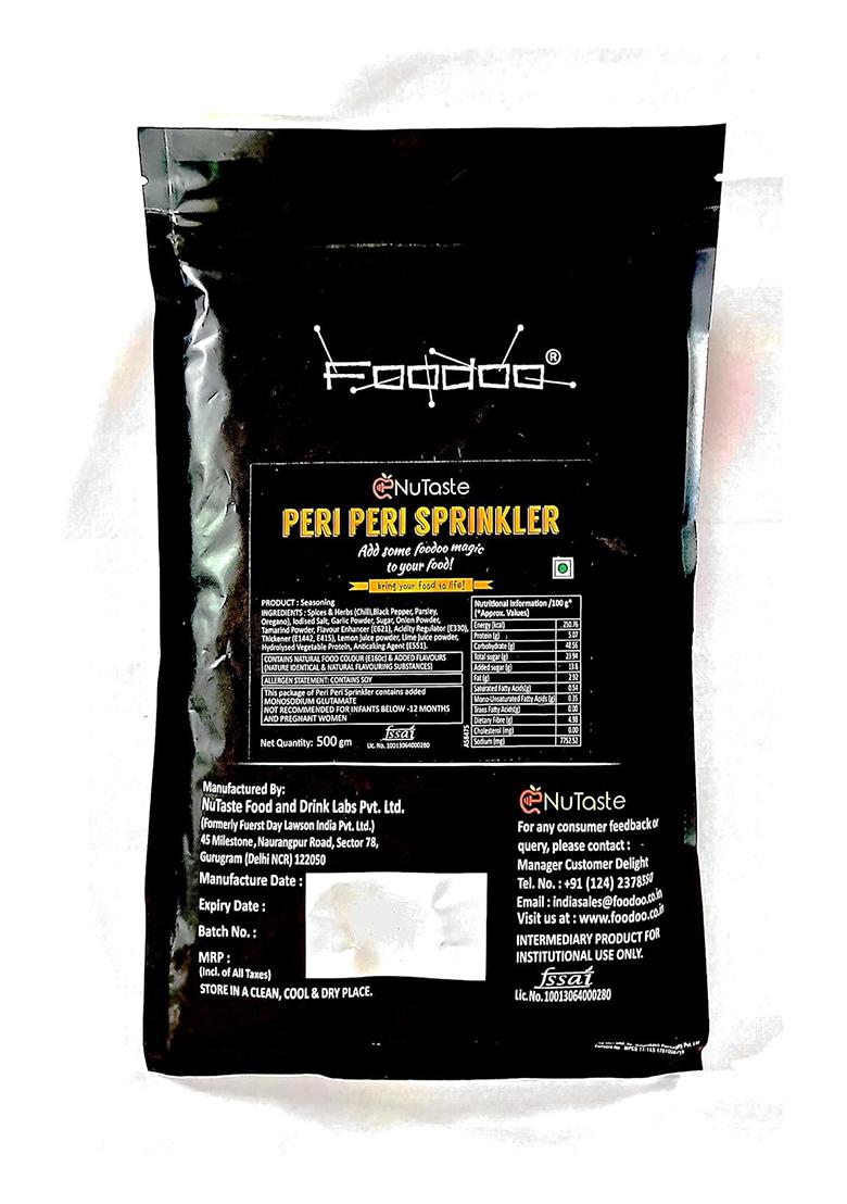 Foodoo Peri Sprinkler 500 Gm Multi-Purpose Masala