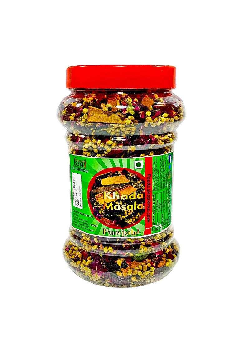 Foods.Shopkruz Amritsari Garam Masala Sabut Whole 180 Gm Mix Khada Masala, Organic Anise,Cardamom,Cinnamon,Cumin,Ginger, Kali Mirch