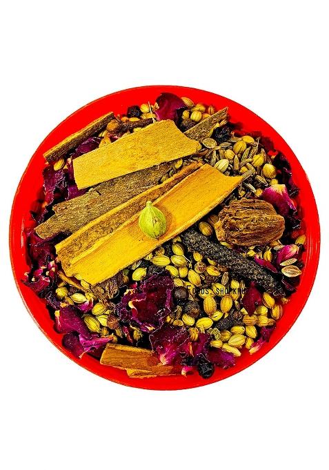 Foods.Shopkruz Amritsari Garam Masala Sabut Whole 180 Gm Mix Khada Masala, Organic Anise,Cardamom,Cinnamon,Cumin,Ginger, Kali Mirch