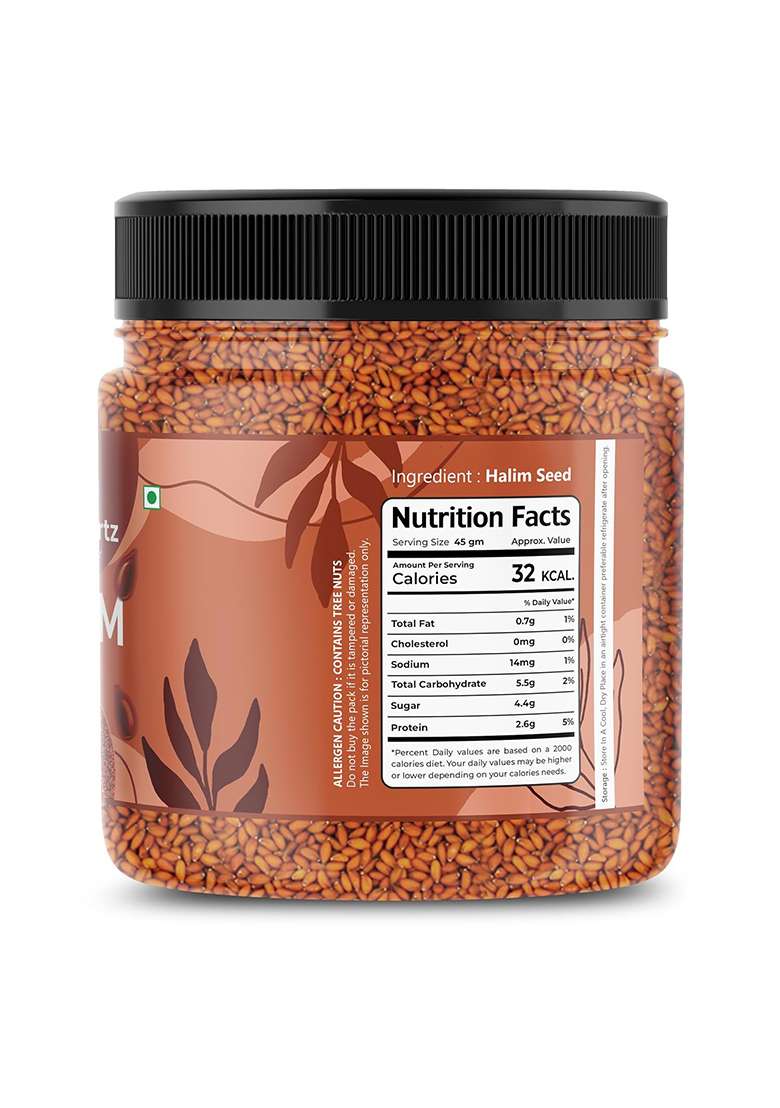 Freshocartz Garden Cress Halim Seeds | Asaliya For Eating Non Gmo High In Fibre & Omega 3 Immunity Booster Aliv - Jar Pack (Asaliya, 400G (Pack Of 3)) - Indya