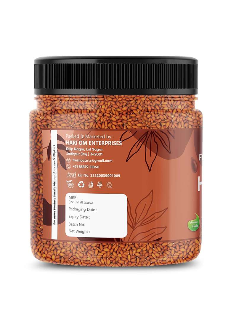 Freshocartz Garden Cress Halim Seeds | Asaliya For Eating Non Gmo High In Fibre & Omega 3 Immunity Booster Aliv - Jar Pack (Asaliya, 400G (Pack Of 3)) - Indya