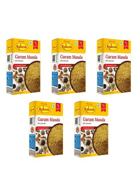 Rakesh Group Garam Masala Powder 50G Combo Packs, Tasty & Special Packs (5Pcs)