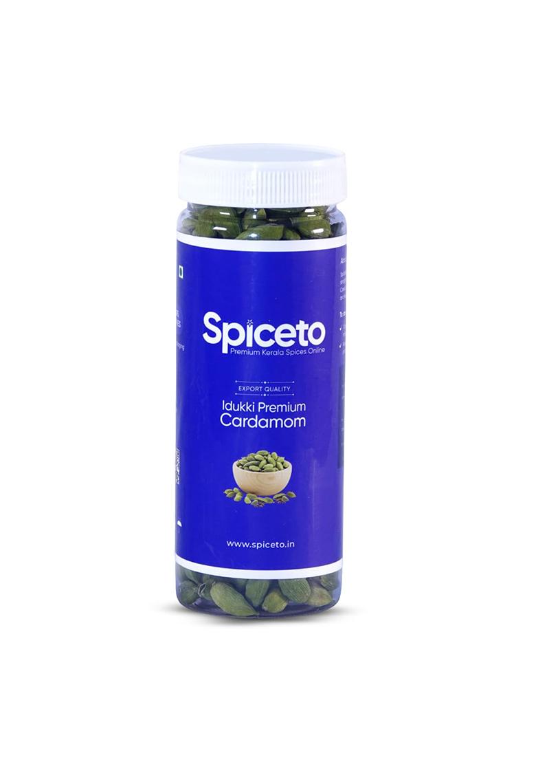 Spiceto Whole Green Cardamom 100G | Farmer-Direct From Idukki Aroma Locked Jar Packaging Free Artificial Colors, Preservatives Latest & Shipping