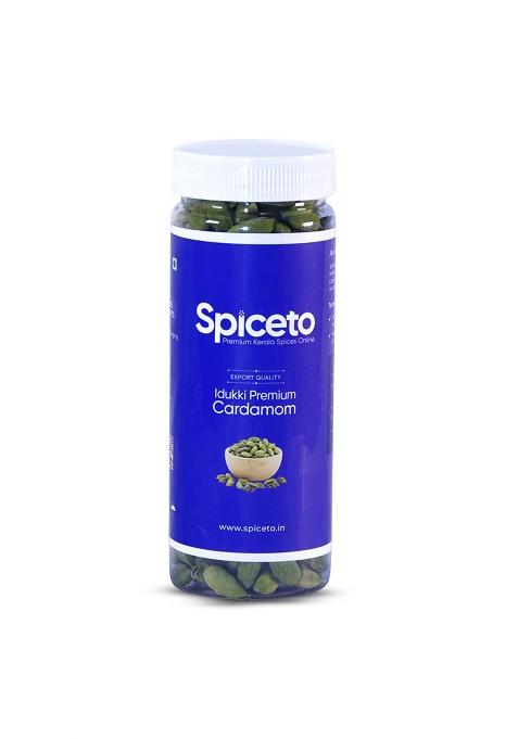 Spiceto Whole Green Cardamom 100G | Farmer-Direct From Idukki Aroma Locked Jar Packaging Free Artificial Colors, Preservatives Latest & Shipping