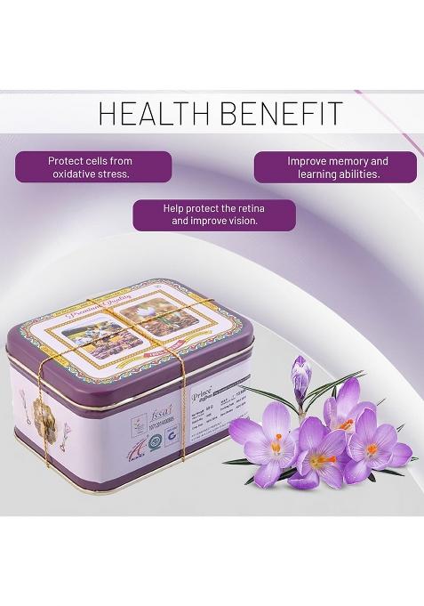 Prince Pure Spanish Kesar Saffron Original (10Gm Tin) | Threads Ideal For Sweets, Milk, Desserts & Beverages