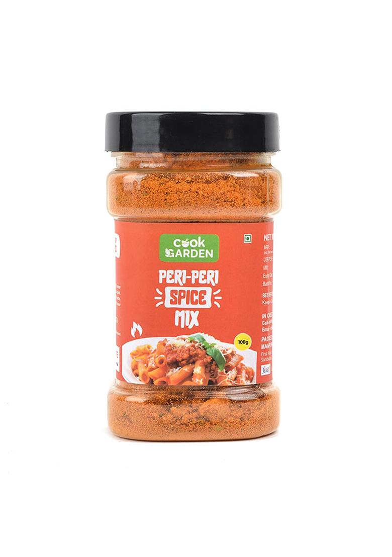 Cookgarden Peri Spice Mix Masala 100G | Exotic Spices Multi-Purpose Seasoning Trans Fat Free Vegan Zero Added Colours, Fillers, Additives & Preservatives