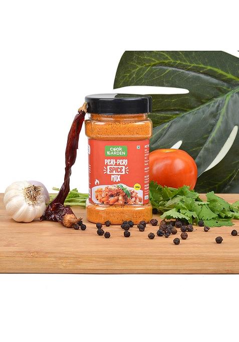 Cookgarden Peri Spice Mix Masala 100G | Exotic Spices Multi-Purpose Seasoning Trans Fat Free Vegan Zero Added Colours, Fillers, Additives & Preservatives