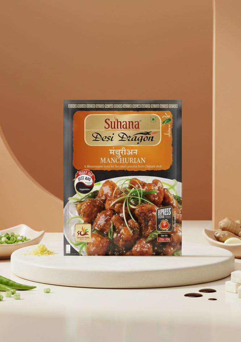 Suhana Manchurian Ready Mix 80Gm - Pouch Pack Of 5 - Indya