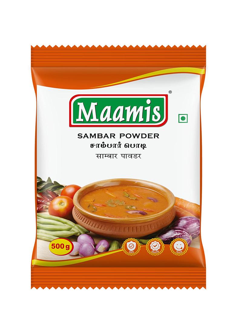 Maamis Maami S Sambar Powder 500G | Authentic South Indian Spice Blend Traditional Flavorful Masala For Homemade