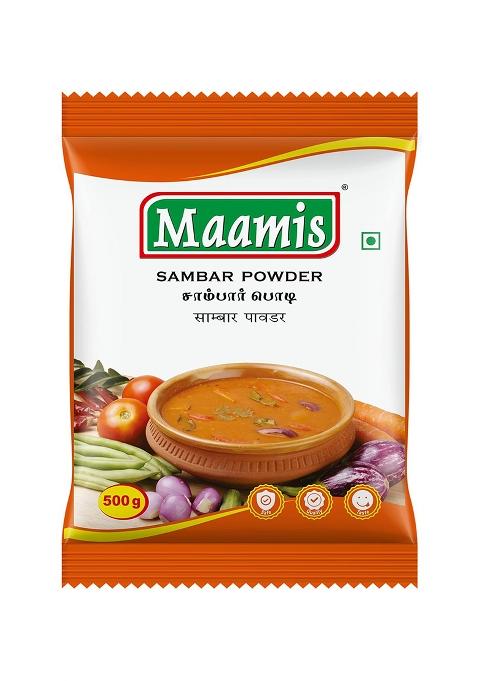 Maamis Maami S Sambar Powder 500G | Authentic South Indian Spice Blend Traditional Flavorful Masala For Homemade