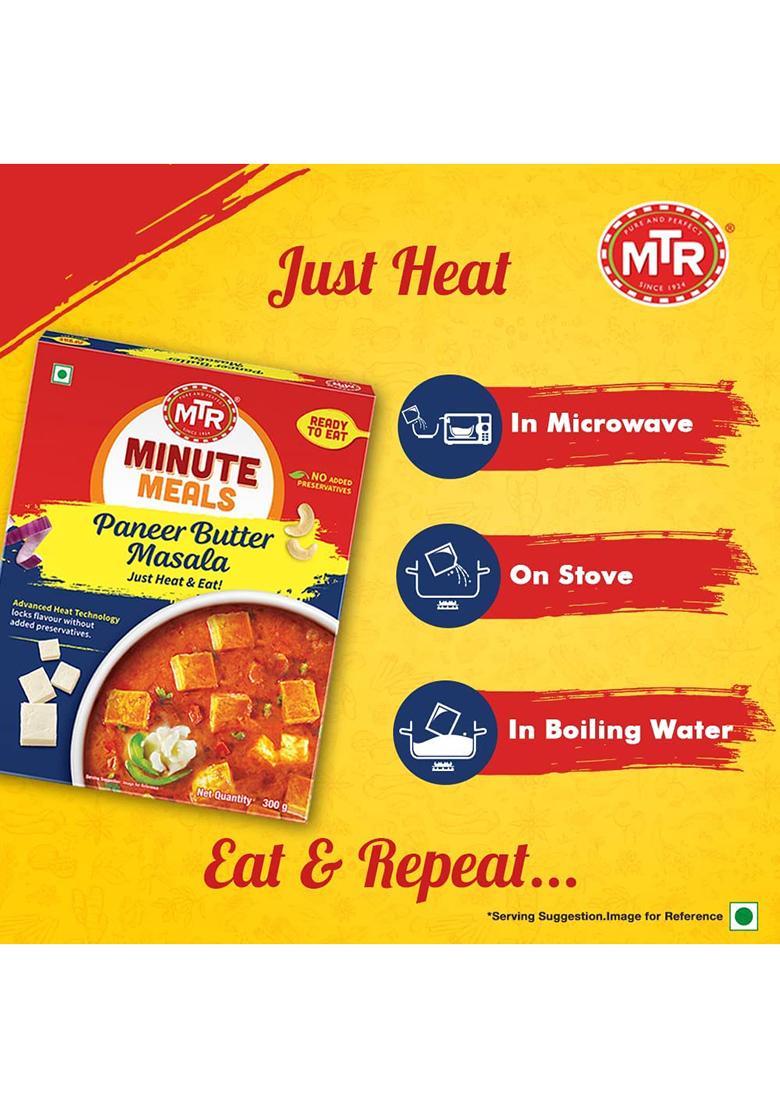 Mtr Ready To Eat Paneer Butter Masala, 300G