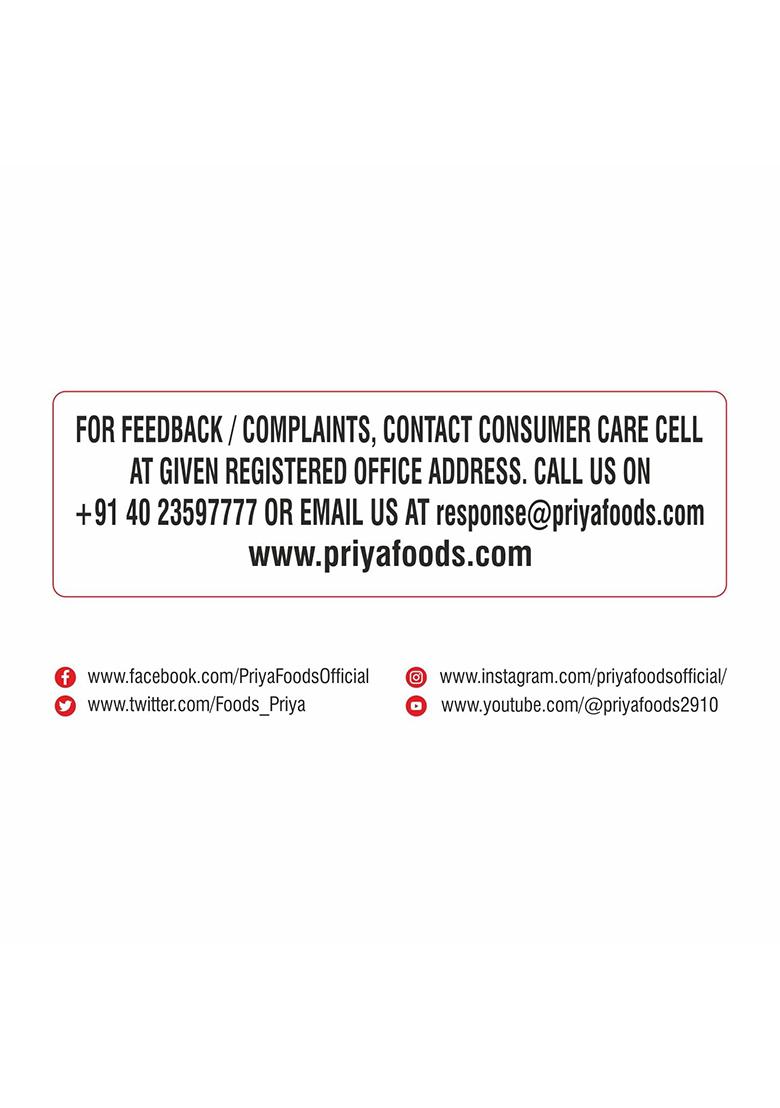 Priya Authentic Ready To Eat Paneer Butter Masala