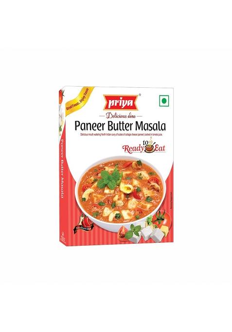 Priya Authentic Ready To Eat Paneer Butter Masala - 300G (Pack Of 2) -I Total 600Gm I Rich & Creamy Indian Delight | Easy Cook