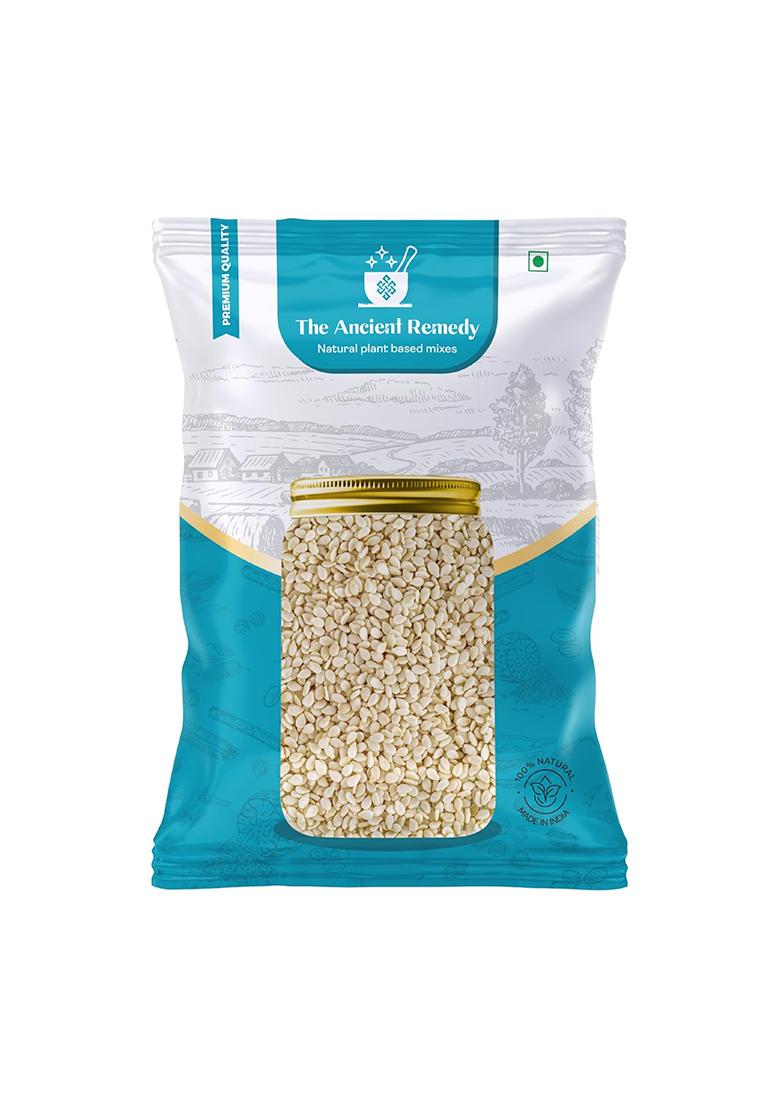 The Ancient Remedy Raw White Sesame Seeds 980G | Clean And Natural Til Safed For Eating Versatile Ingridient Everyday Essentials Indian Spices