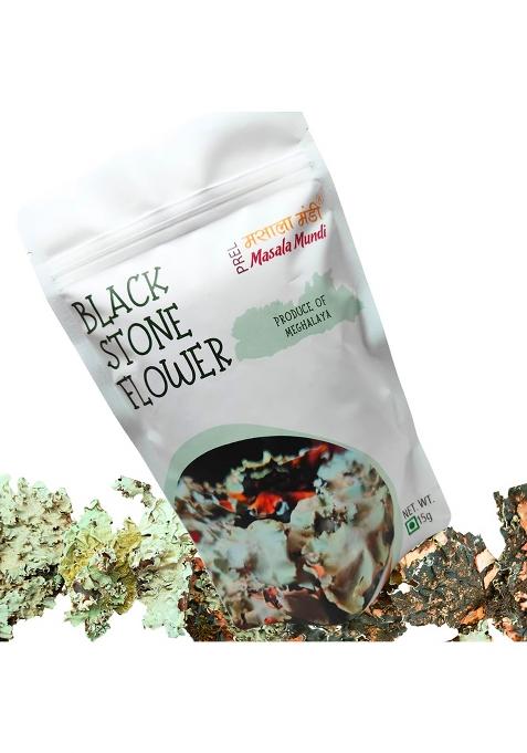 Masala Mundi Black Stone Flower | Dagad Phool Kalpassi Spice South Indian Cooking Spices Chadila Chhabila Pathar Lichens Parmotrema Perlatum 15G (Pack Of 1)