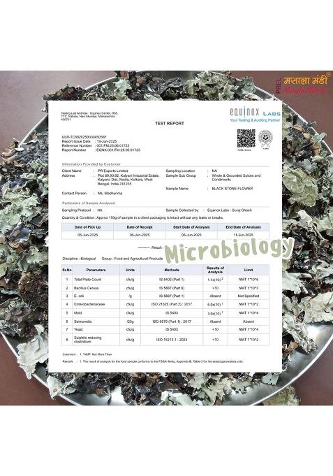 Masala Mundi Black Stone Flower | Dagad Phool Kalpassi Spice South Indian Cooking Spices Chadila Chhabila Pathar Lichens Parmotrema Perlatum 15G (Pack Of 1)