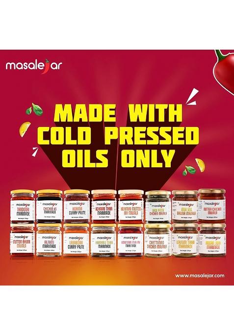 Masalejar Ready-To-Cook Butter Chicken Masala Paste 100Gm | Creamy Tomato Cashew Gravy Base For Chicken/Paneer No Artificial Colors Or Msg Trans Fat Free Pack Of 1 (Serves 3-4)