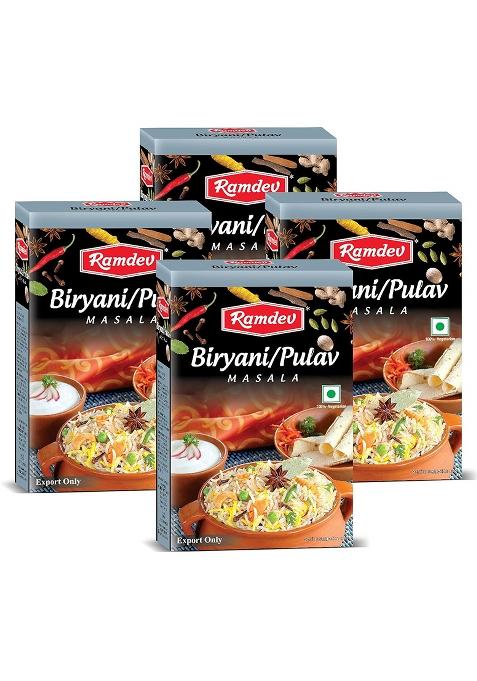 Ramdev Biryani Pulav Masala 50G - Pack Of 4