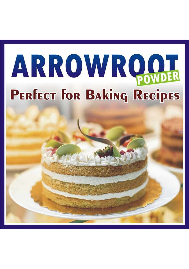 J Organics Natural Arrowroot Powder | Pure, Organic & Nutritious Ideal For Babies, Adults, Baking, Soups, Gravies, Puddings - 250G - Indya