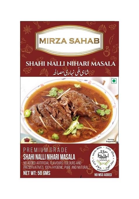 Mirza Sahab Shahi Nalli Nihari Masala Powder 50 Grams Pack Of 4