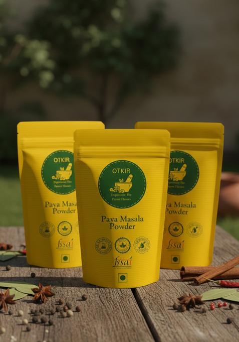 Otkir Paya Masala Powder (100 Gram Pouch - Pack Of 3) Homemade Style Taste | No Added Colors & Preservatives Natural Ingredients