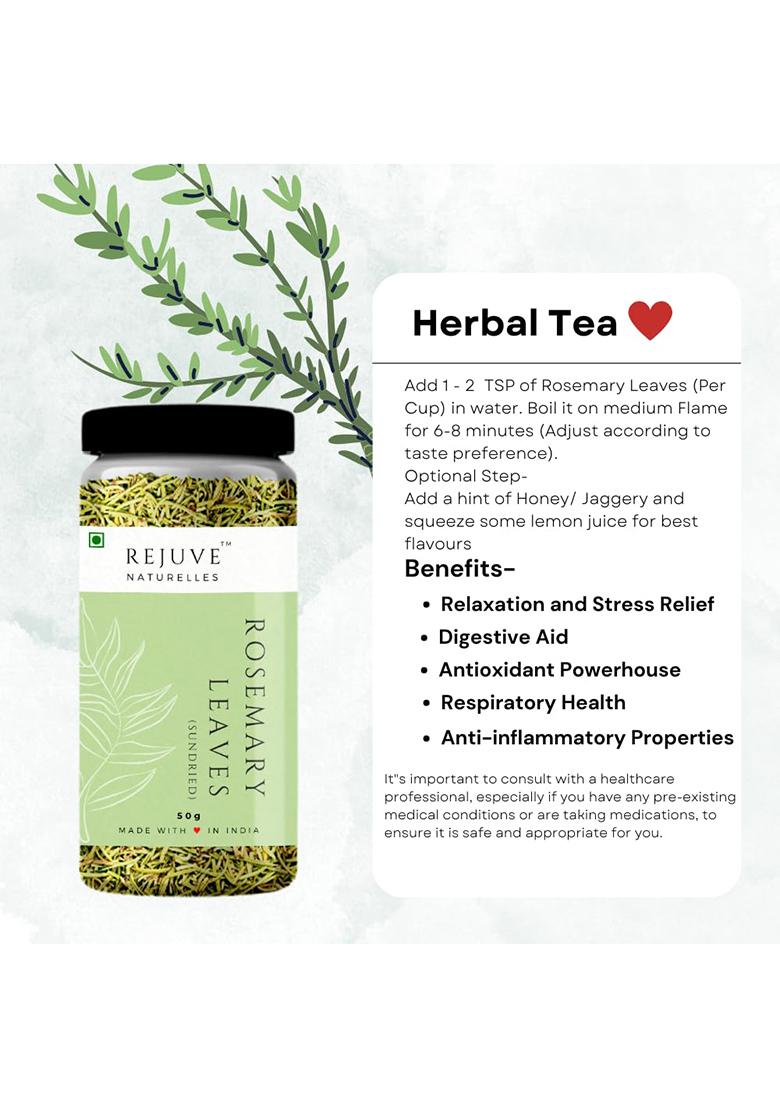 Rejuve Naturelles Sun Dried Rosemary Leaves