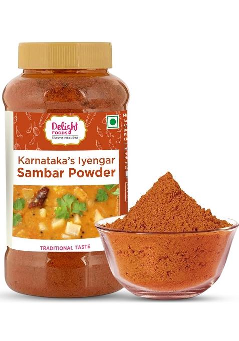 Delight Foods Karnataka Iyengar Sambar Masalas Powder, 250G