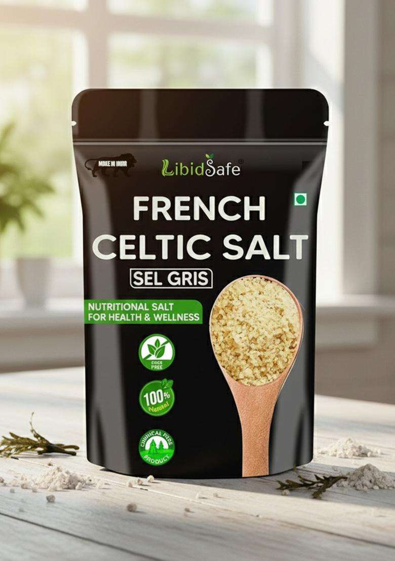 Libidsafe Orignal French Celtic Sea Salt - Pure Organic Goodness Of Nature (420Gm) (920Gm) - Indya