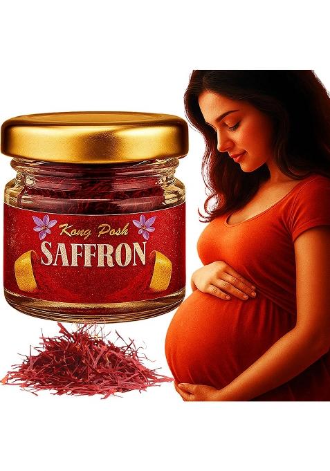 Barkah Kashmir Pampore Mongra Saffron | Kesar For Baby Best Pregnancy Grade Original Pure 1 Gram