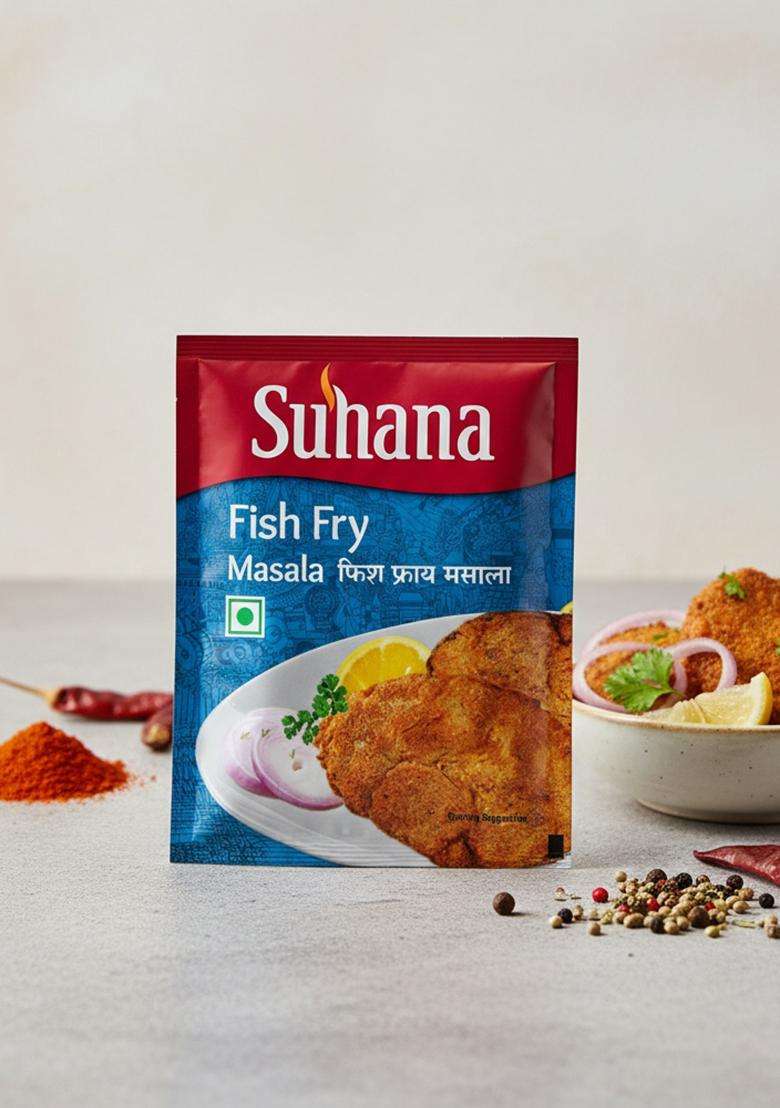 Suhana Fish Fry Spice Mix 350G (50G X 7) - Indya