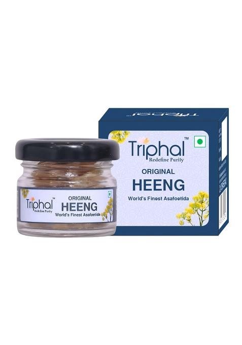 Triphal Heeng - Asafoetida 10G | Pure, Natural, & Non-Adulterated Hing For Cooking And Ayurvedic Remedies Chemical Free, Preservative Free