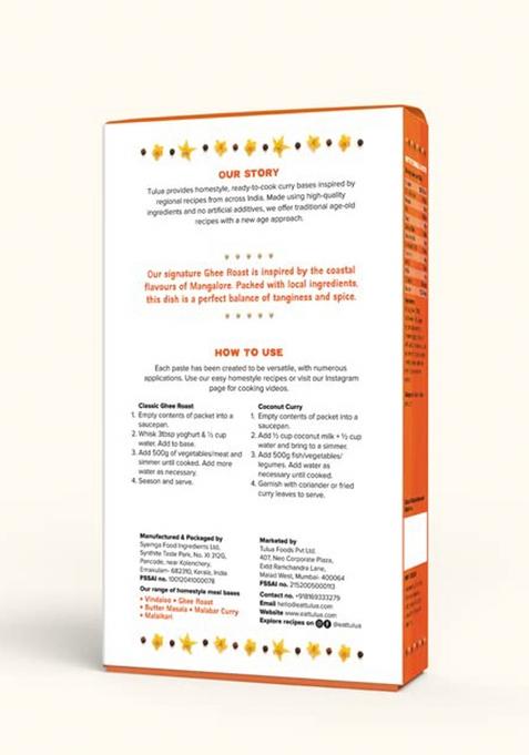 Tulua Ghee Roast + Malaikari Ready To Cook Gravy | Cooking Paste 1 Pack Serves 4-6 No Preservatives 2X160Gms
