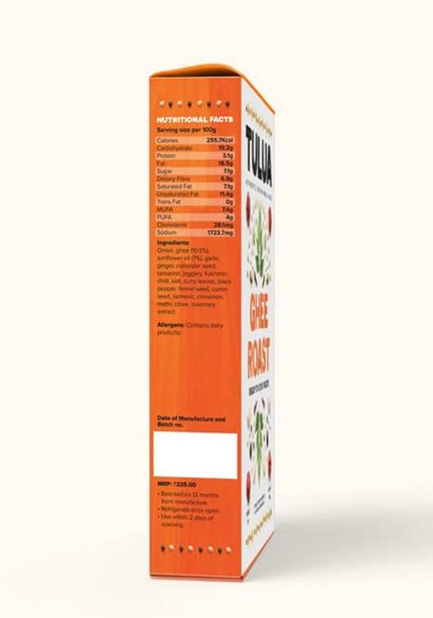 Tulua Ghee Roast + Malaikari Ready To Cook Gravy | Cooking Paste 1 Pack Serves 4-6 No Preservatives 2X160Gms