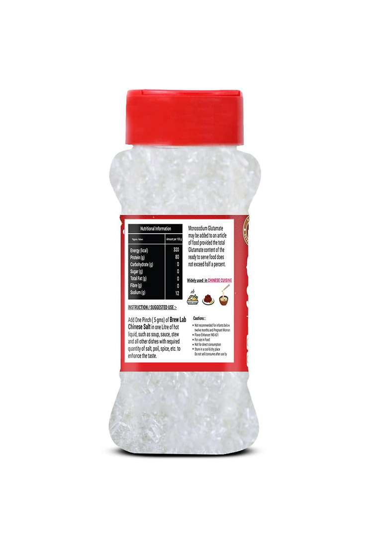 Brew Lab Chinese Salt Ajinomoto | Monosodium Glutamate (Msg) Ajino-Moto Umami Seasoning Seasoned (100 G) - Indya