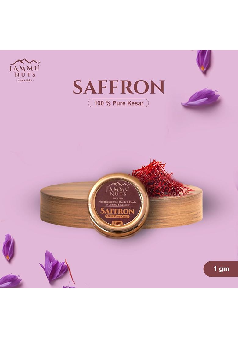 Jammunuts Jammu Nuts Premium 100% Pure Saffron