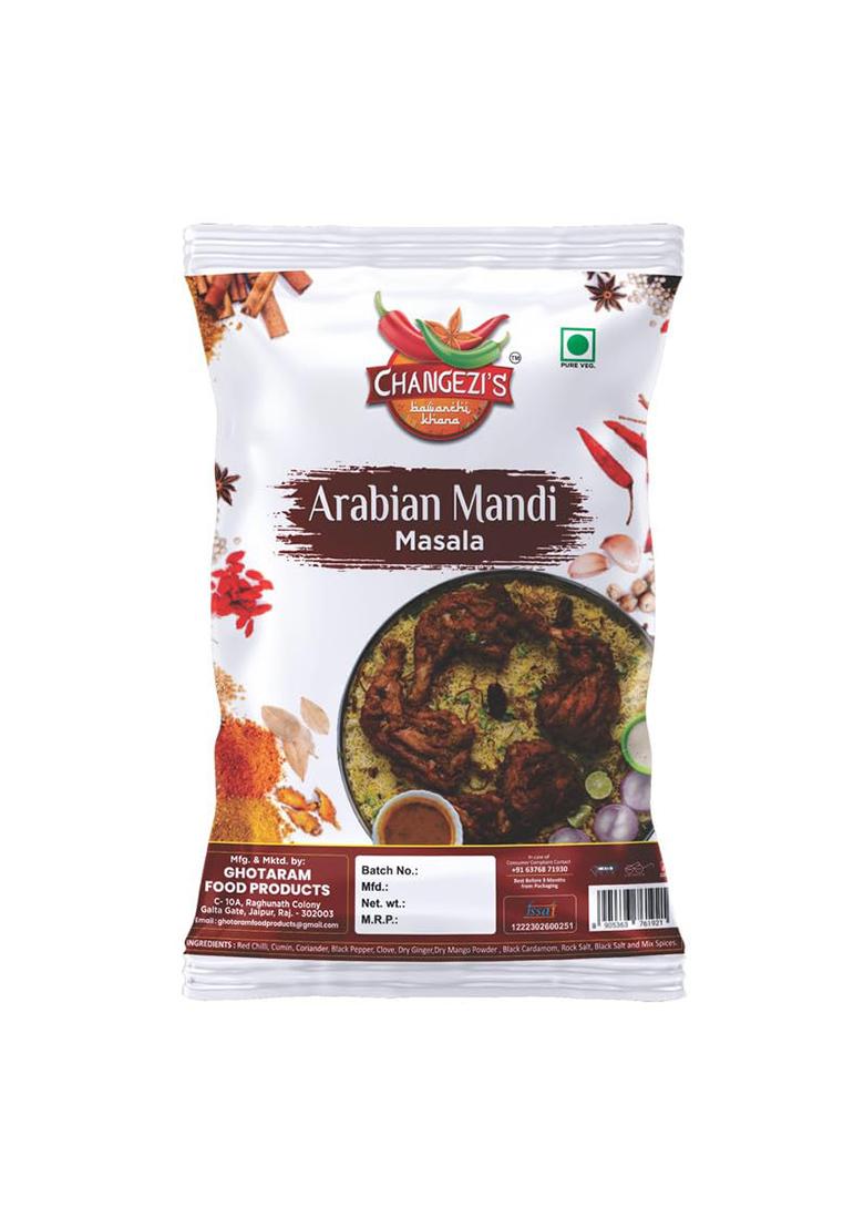 Changezi'S Bawarchi Khana Al Fahm Arabian Mandi Masala/Al Masala | Powder Arabi Chicken Masala/Arabic Mutton Powder-190Gx1Pk