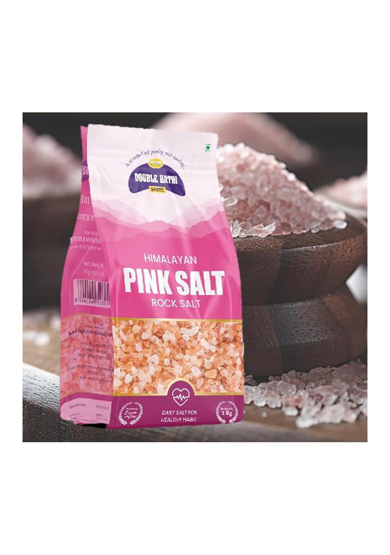 Double Hathi Himalayan Pink Salt 1Kg
