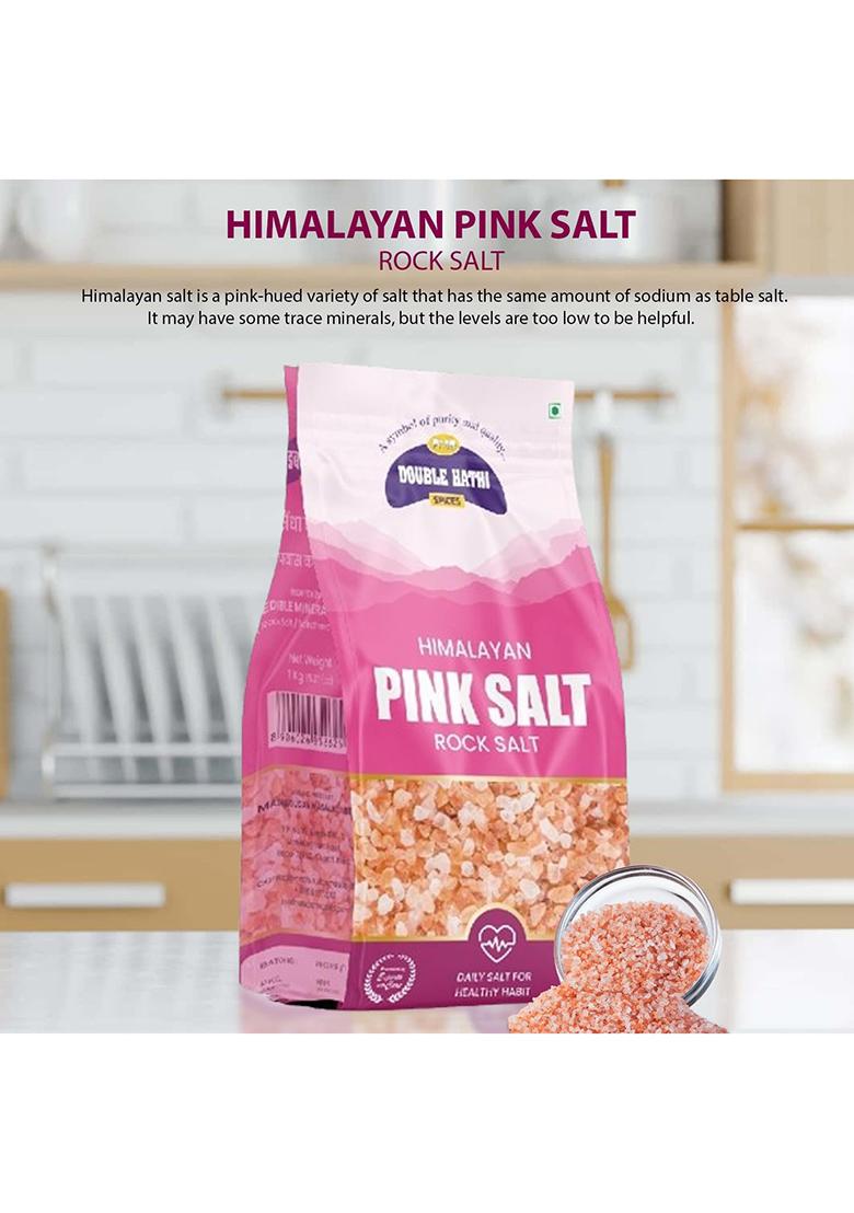 Double Hathi Himalayan Pink Salt 1Kg