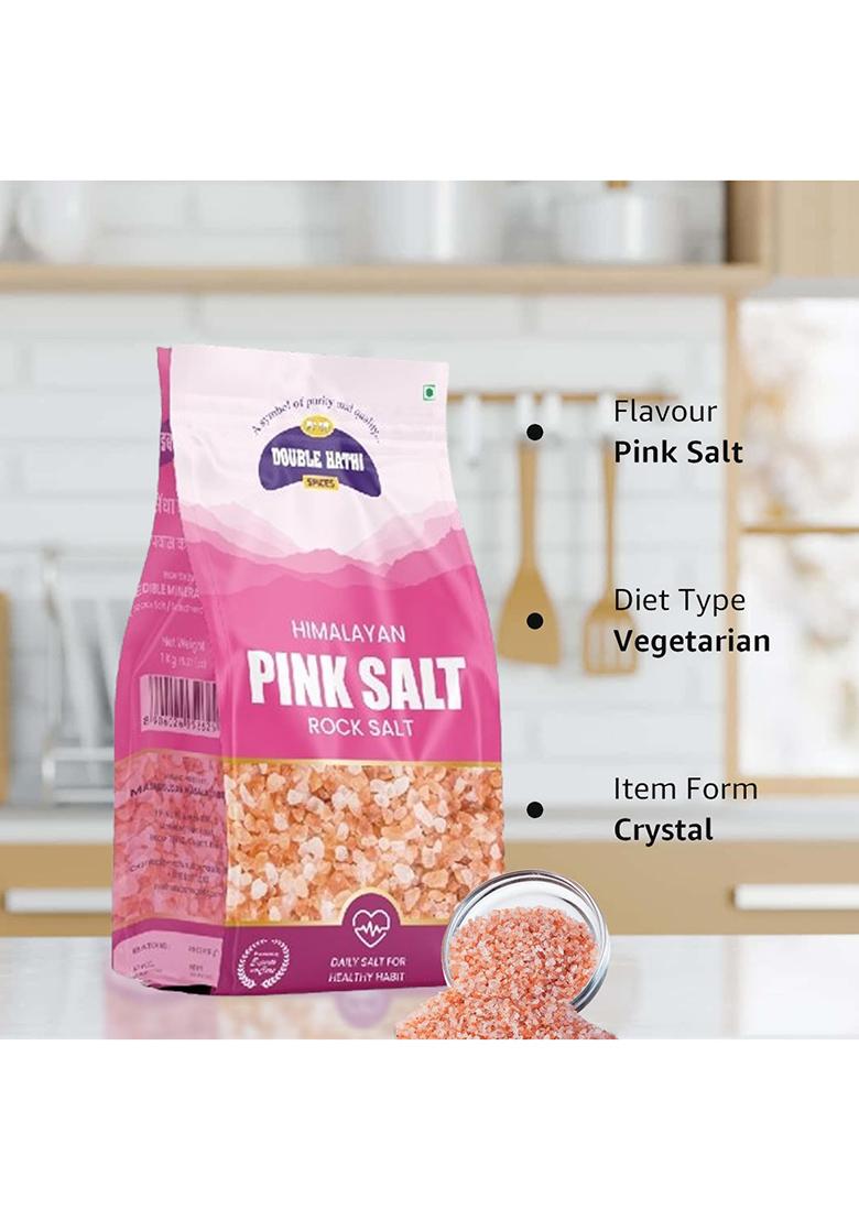 Double Hathi Himalayan Pink Salt 1Kg