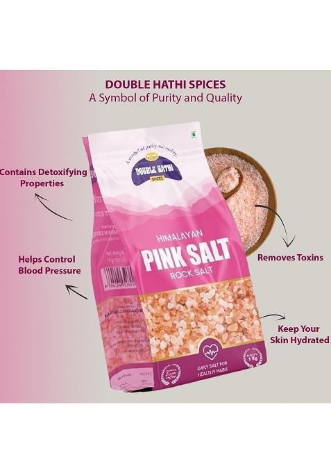 Double Hathi Himalayan Pink Salt 1Kg