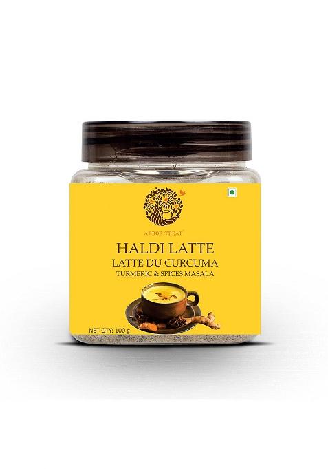 Arbor Treat Haldi Doodh Latte Turmeric & Spices Milk Masala (100 Gram)