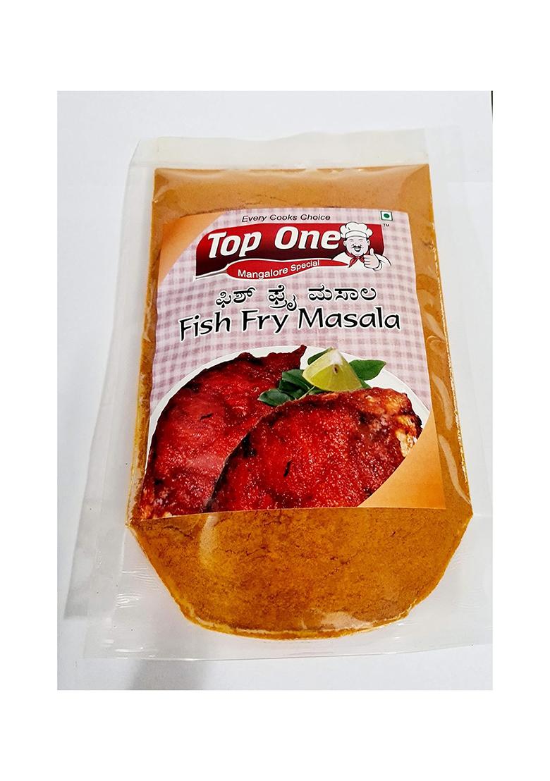 Top One Fish Fry Masala 200 Gms (1 Pkt) (Mangalore Special)