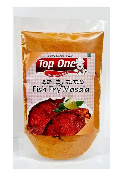 Top One Fish Fry Masala 200 Gms (1 Pkt) (Mangalore Special)