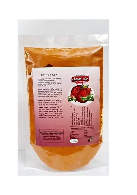 Top One Fish Fry Masala 200 Gms (1 Pkt) (Mangalore Special)