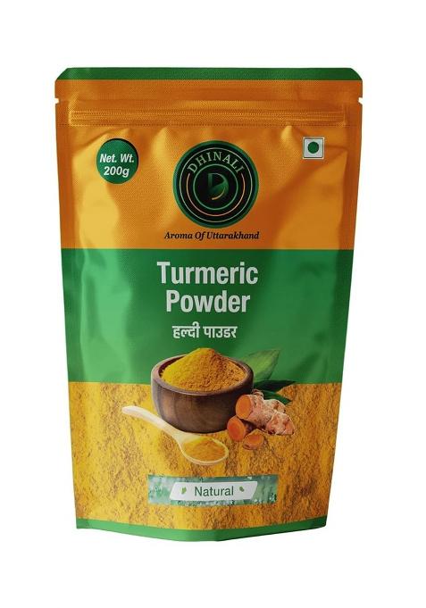 Dhinali 100% Pure Haldi Powder, 100G Pack | & Natural Turmeric No Additives Or Preservatives Mmunity Booster, Anti-Oxidant, Anti-Inflammatory Powder