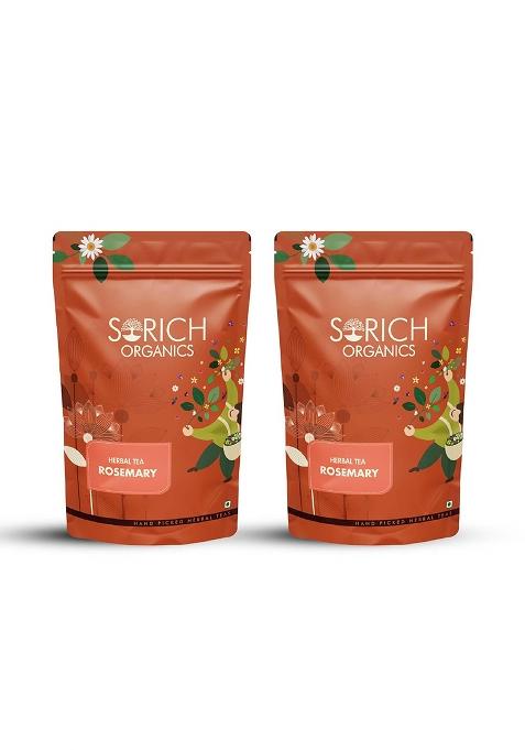 Sorich Organics Rosemary Leaves 200 Gram For Hair Growth And Seasoning Food Herbal Tea | Packed Clean, No Dust| High In Antioxidants Improve Memory Protect Vision Lower Blood Sugar