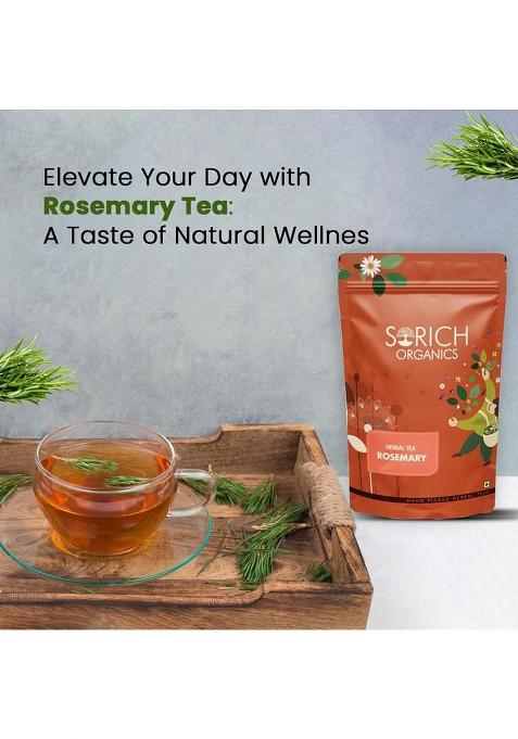 Sorich Organics Rosemary Leaves 200 Gram For Hair Growth And Seasoning Food Herbal Tea | Packed Clean, No Dust| High In Antioxidants Improve Memory Protect Vision Lower Blood Sugar