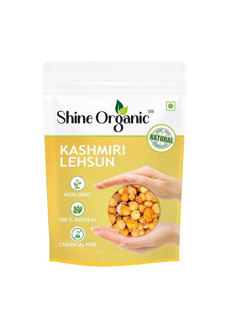 Shine Organic Kashmiri Garlic (Lehsun), A Taste Of Himalayan Tradition, Premium Single Clove For Strong Immunity & Diabetes (150 Gm) - Indya