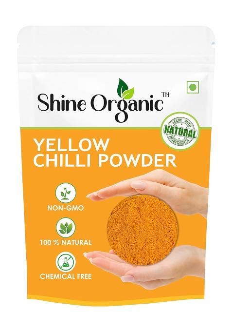 Shine Organic Peeli Mirch Masala (200 Gm) Yellow Chilli Powder
